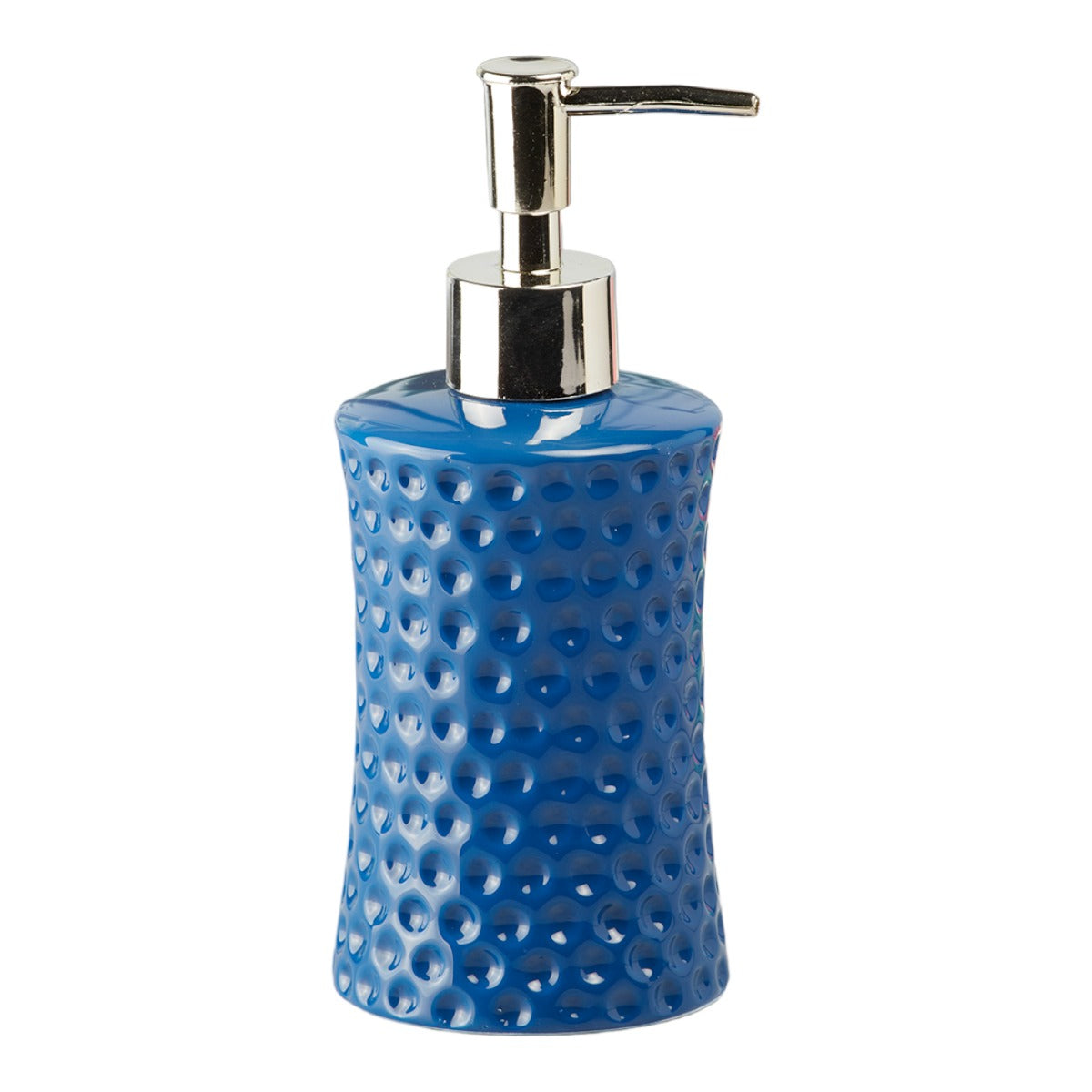Ceramic Soap Dispenser for handwash for Bathroom, Blue (V-CSD-039)