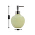 Ceramic Soap Dispenser for handwash for Bathroom, Green, (Set of 1) (8049)