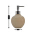 Ceramic Soap Dispenser for handwash for Bathroom, Beige, (Set of 1) (8050)