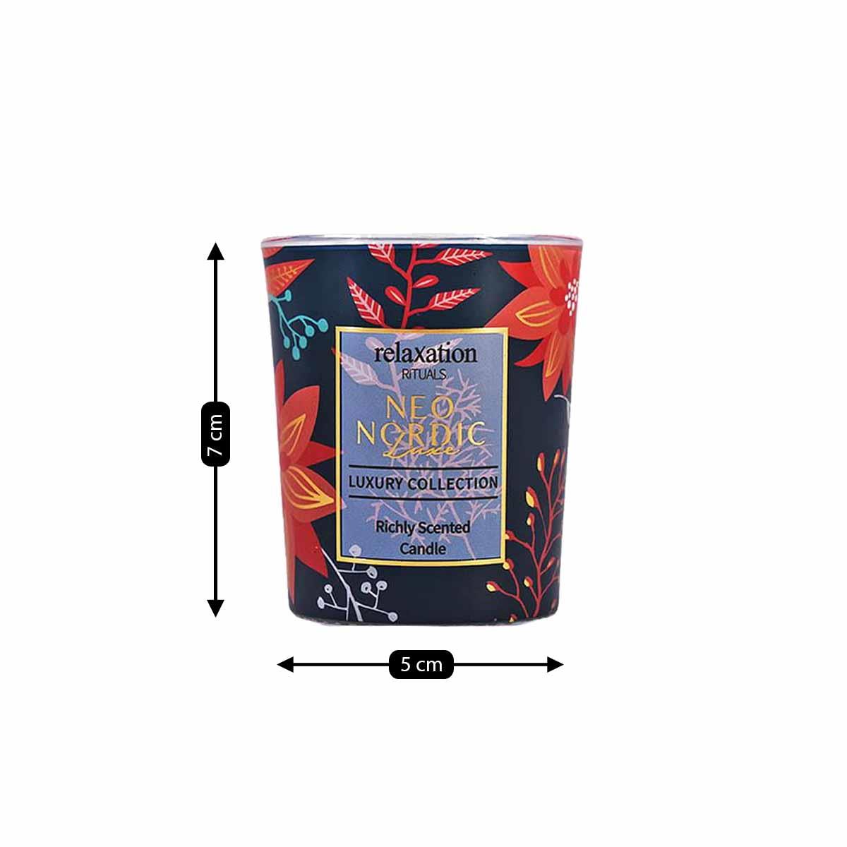 Soy Wax Scented Candle in Glass Jar (V-CANDL-001)