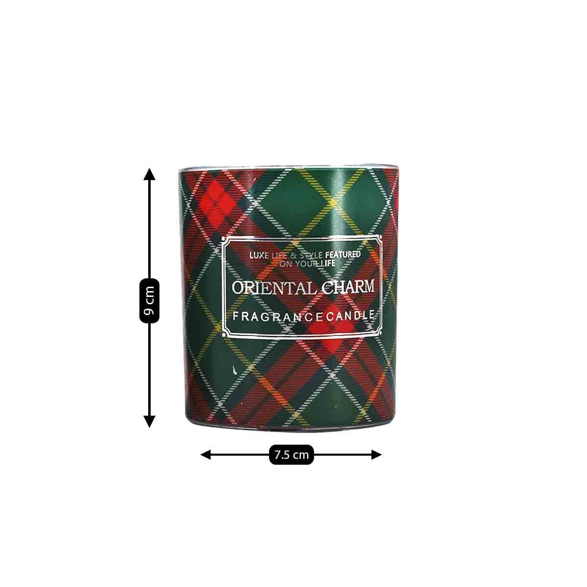 Soy Wax Candle in Glass Jar (40H Burn Time) (AXW3007-C)