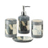 Ceramic Bathroom Set of 4 with Soap Dispenser (8115)