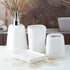 Ceramic Bathroom Set of 4 with Soap Dispenser (10467)