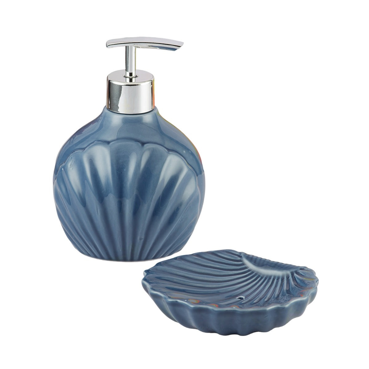 Kookee Ceramic Bathroom Sets, Blue, ART08182