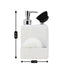 Ceramic Soap Dispenser for handwash for Bathroom, White, (Set of 1) (8211)