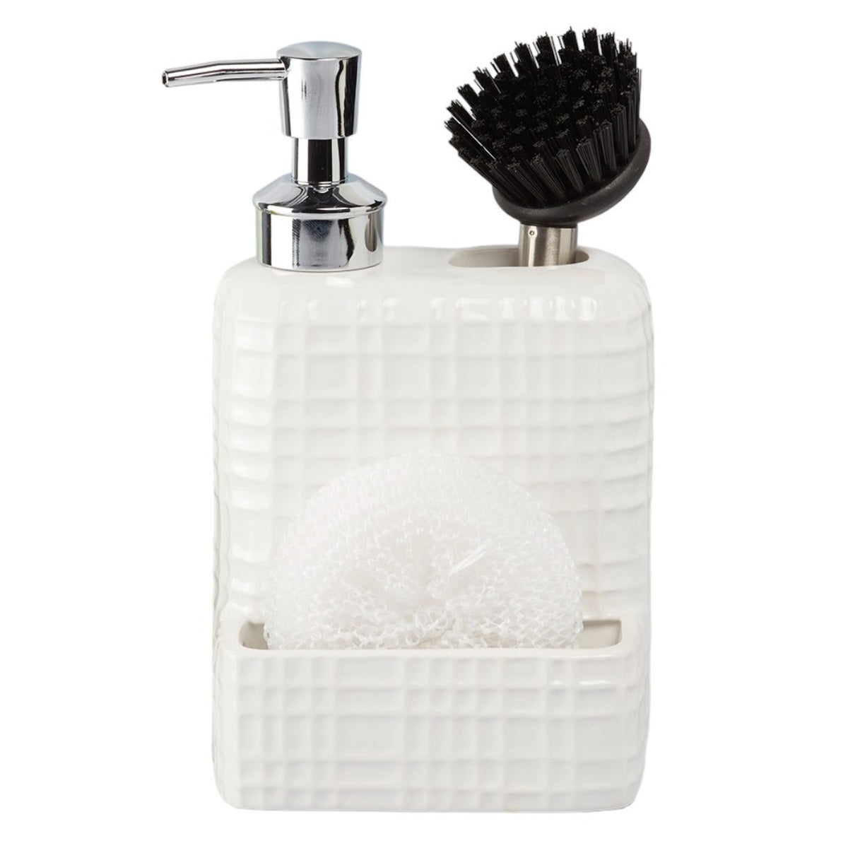 Kookee Ceramic Soap Dispensers, White, ART08211