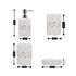 Ceramic Bathroom Accessories Set of 4 Bath Set with Soap Dispenser (8216)