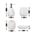 Ceramic Bathroom Set of 4 with Soap Dispenser (8242)