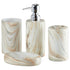 Ceramic Bathroom Set of 4 with Soap Dispenser (8243)