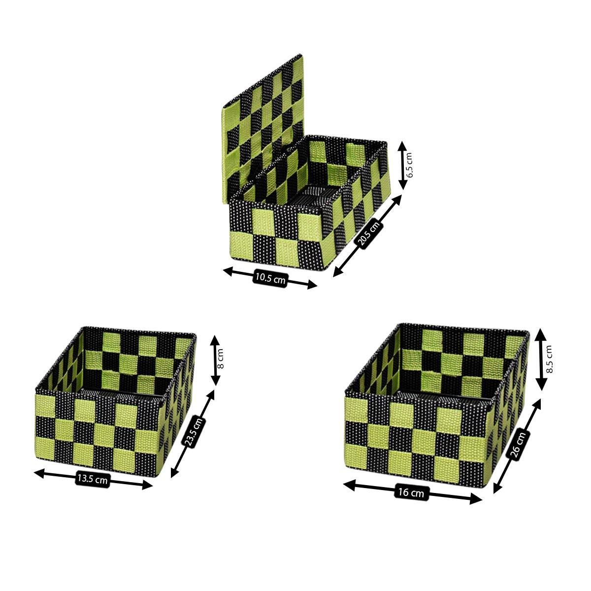 Kookee Storage Baskets, Green, ART08270