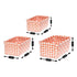 Woven Storage Organizer Nylon Basket Set of 3 (91-4935)