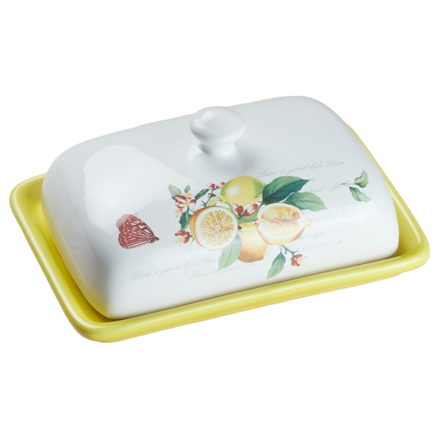 Kookee Butter Dishes, Yellow, ART08356