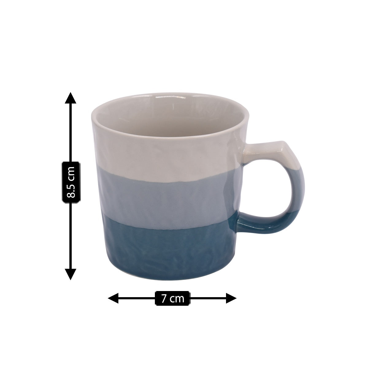 Ceramic Coffee or Tea Mug with Handle - 250ml (1394-1-A)