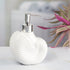 Ceramic Soap Dispenser handwash Pump for Bathroom, Set of 1, White (8462)