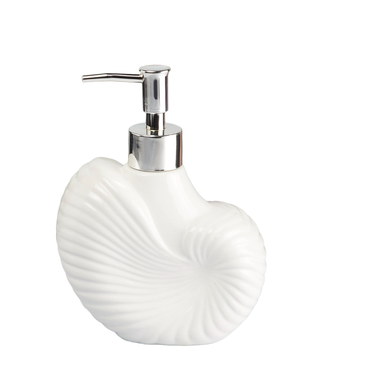 Ceramic Soap Dispenser for handwash for Bathroom, White , (Set of 1) (8462)