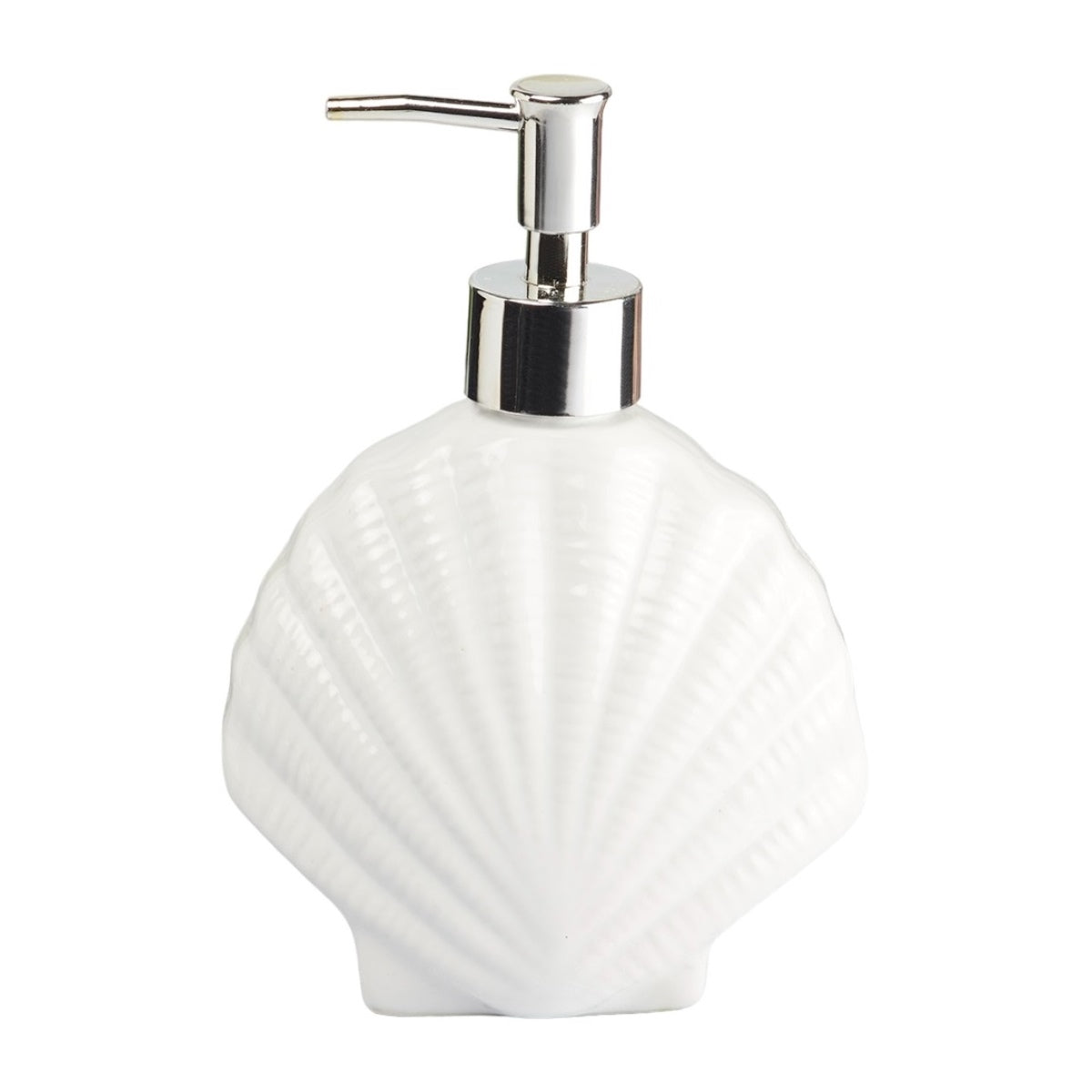 Ceramic Soap Dispenser for handwash for Bathroom, White, (Set of 1) (8464)