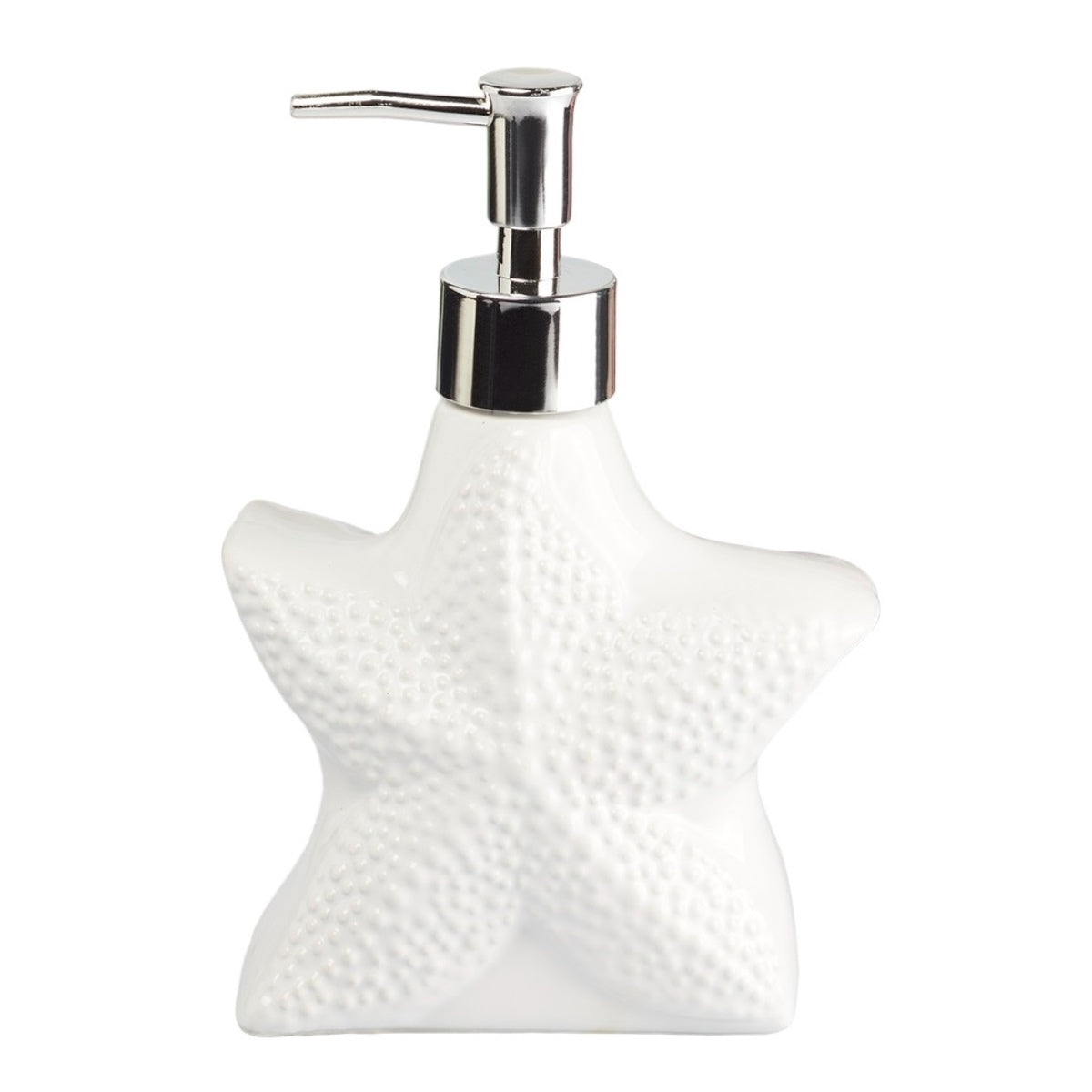 Ceramic Soap Dispenser for handwash for Bathroom, White, (Set of 1) (8465)