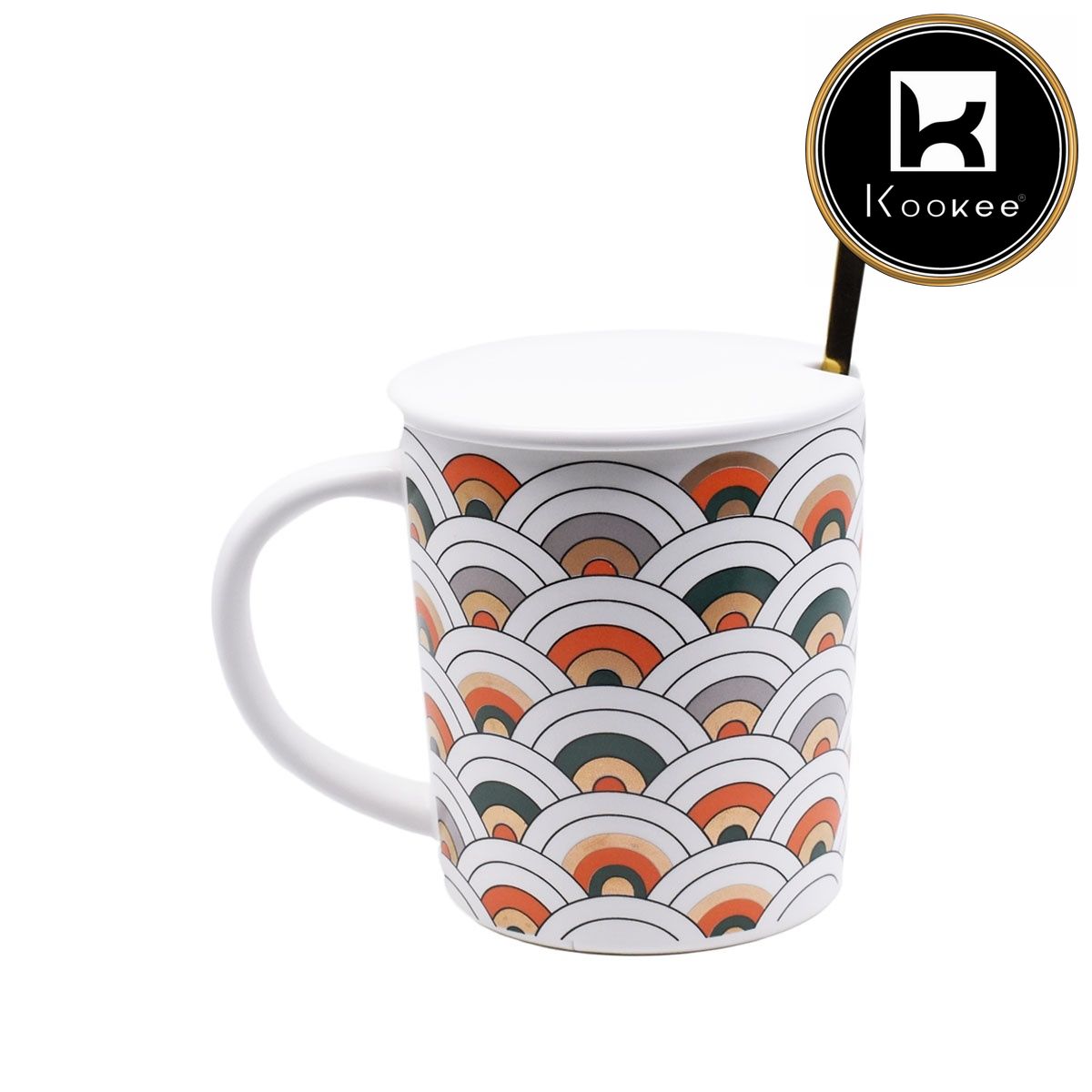 Kookee Fancy Mugs, White, ART08525