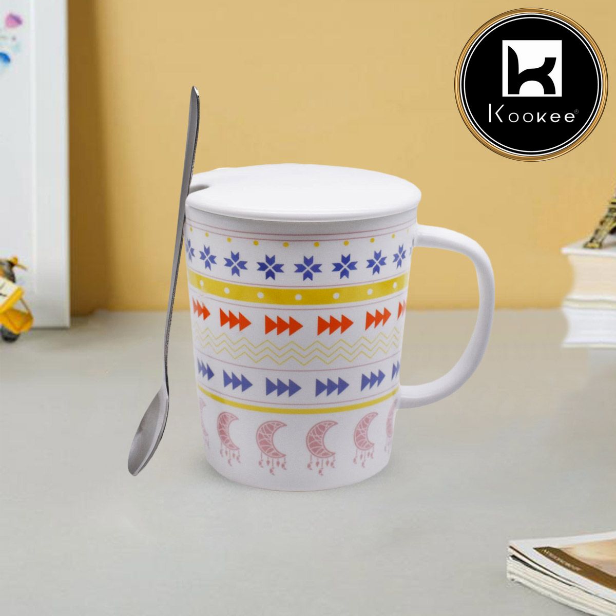 Kookee Fancy Mugs, Multi, ART08537
