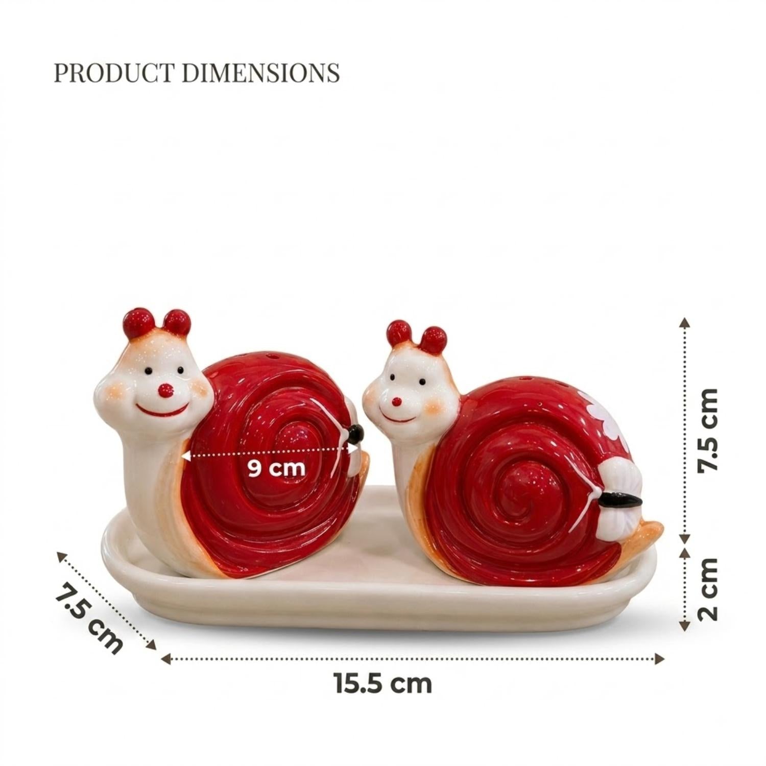 Kookee Salt and Pepper Sets, Red, ART08570