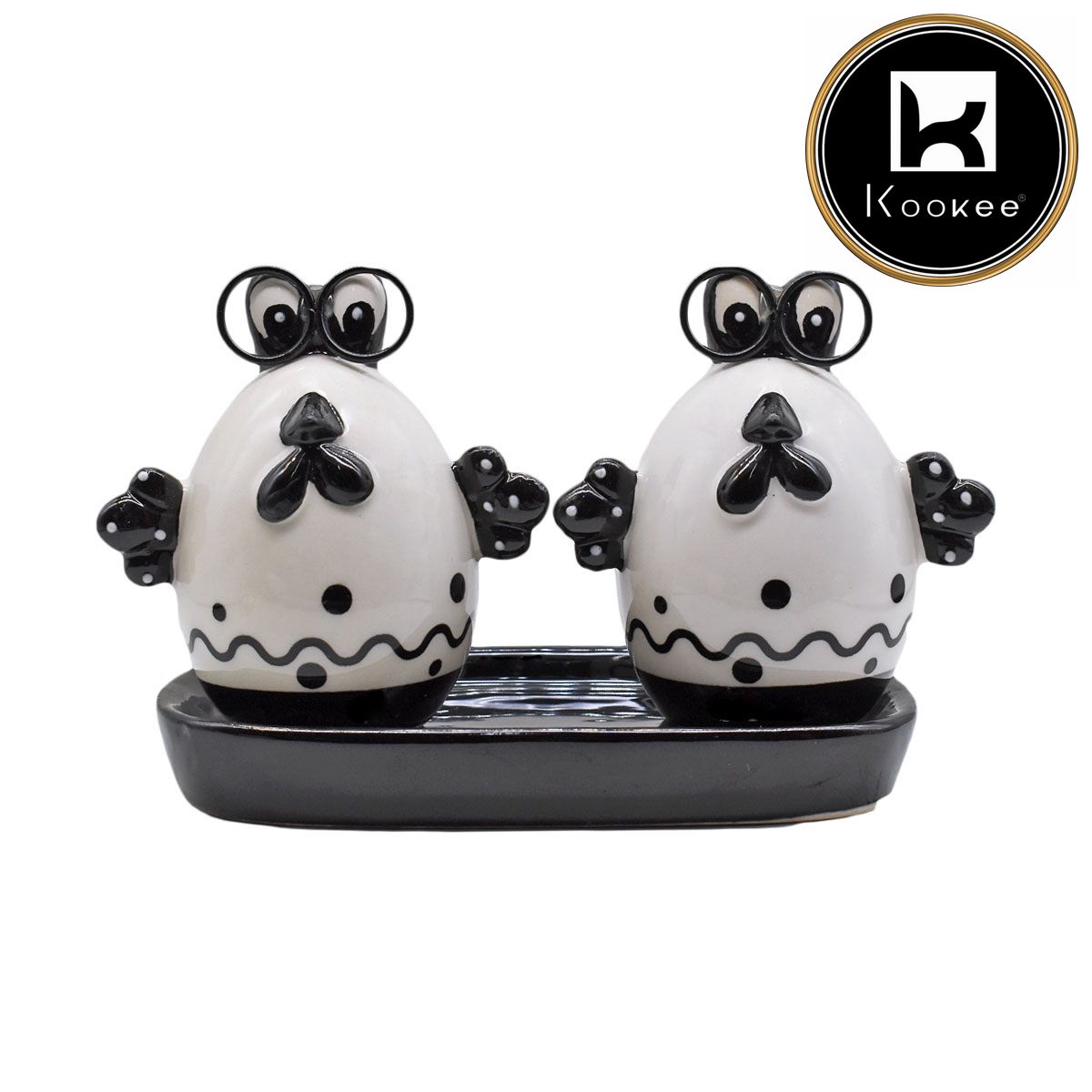 Kookee Salt and Pepper Sets, Black, ART08572