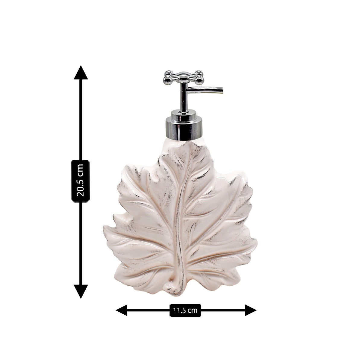 Ceramic Soap Dispenser for handwash for Bathroom, Beige (V-CSD-007-2)