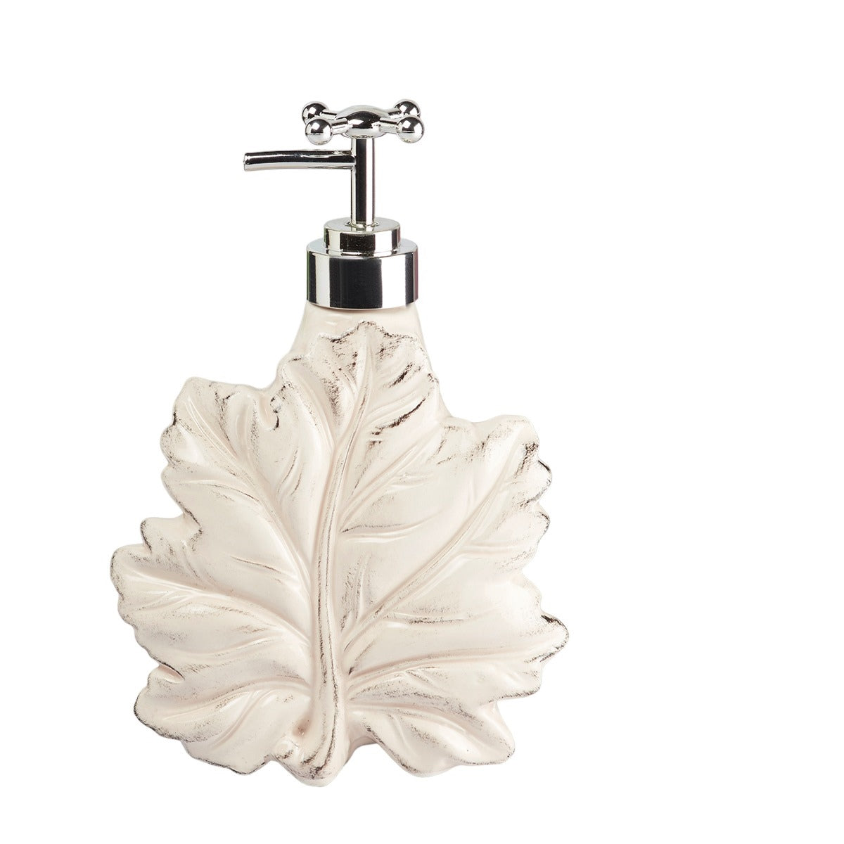 Ceramic Soap Dispenser for handwash for Bathroom, Beige, (Set of 1) (8638)