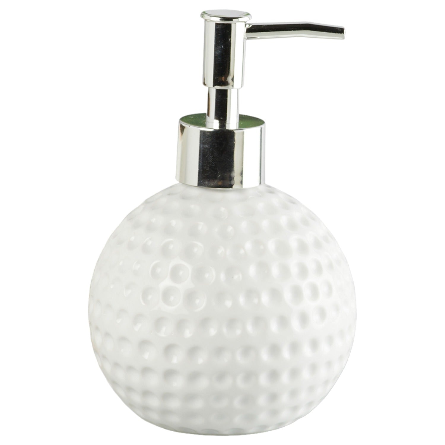 Ceramic Soap Dispenser for handwash for Bathroom, White, (Set of 1) (8653)