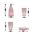 Acrylic Set of 4 Bath Set with Soap Dispenser (8662)