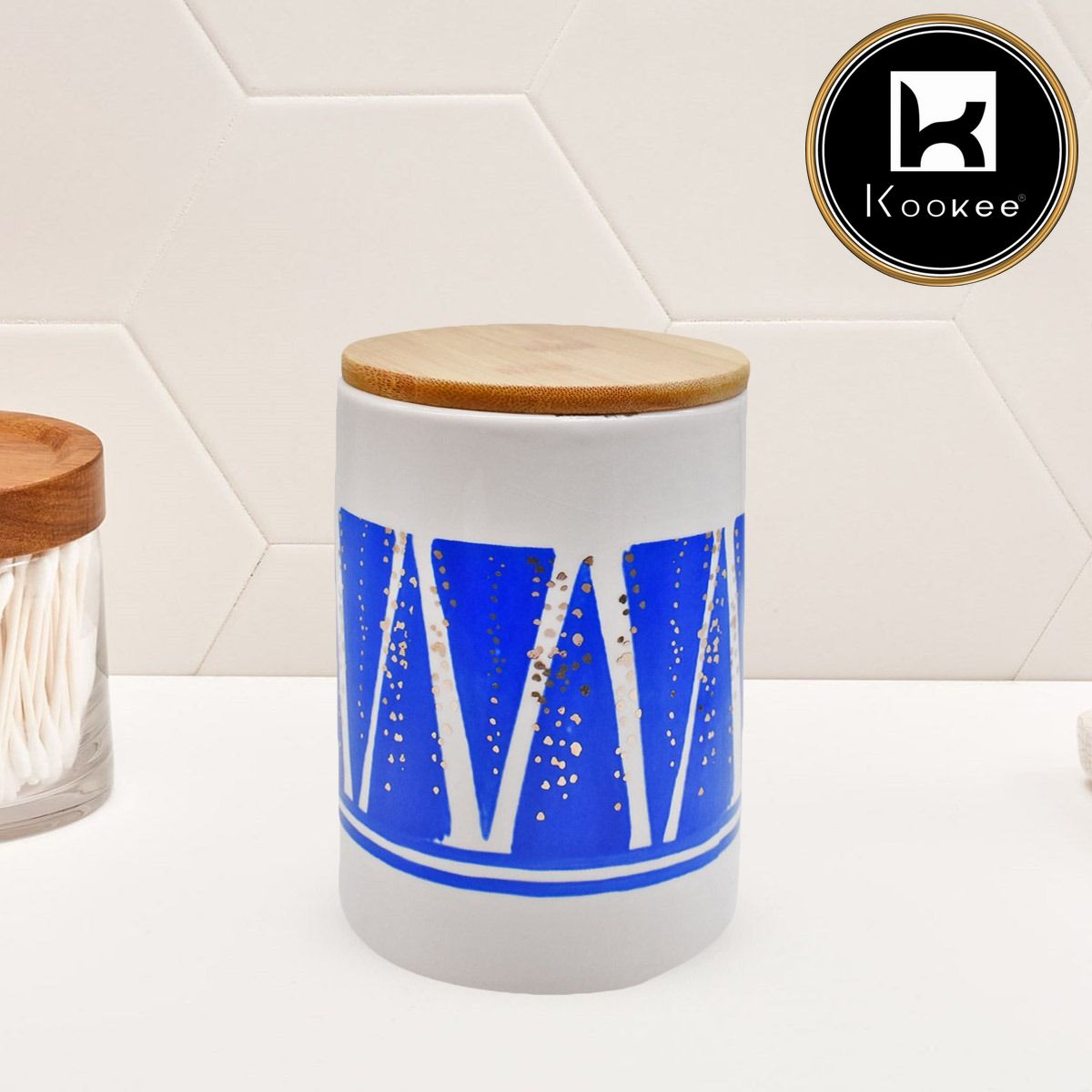 Kookee Canister Jars (Ceramic), Multi, ART08676