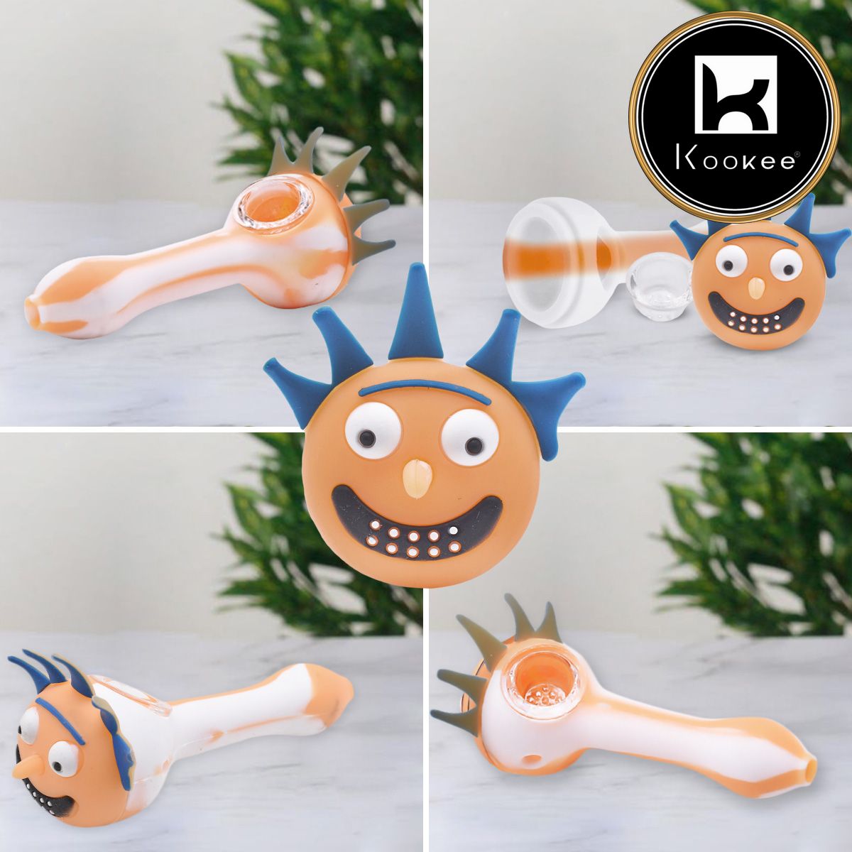 Kookee Silicone Pipes, Multi, ART08703