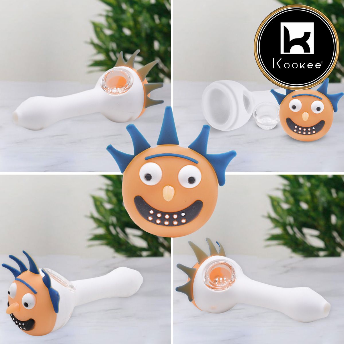 Kookee Silicone Pipes, Multi, ART08704