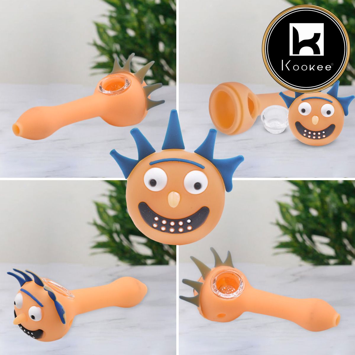 Kookee Silicone Pipes, Multi, ART08705