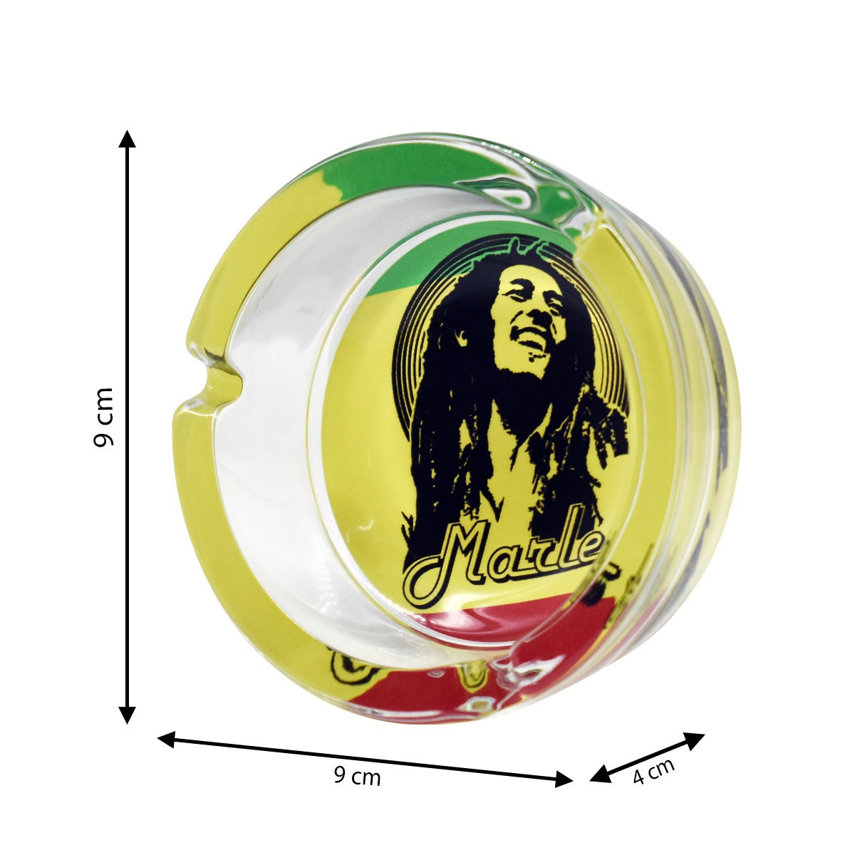 Kookee Glass Ashtrays, Multi, ART08720