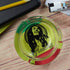 Glass Ashtray for Smokers, Printed, Round (9835)