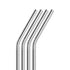 Stainless Steel Drinking Metal Straws 4 Bent for Kids and Adults