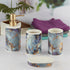 Ceramic Bathroom Accessories Set of 4 Bath Set with Soap Dispenser (9743)