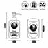 Ceramic Bathroom Accessories Set of 2 with Soap Dispenser (11118)