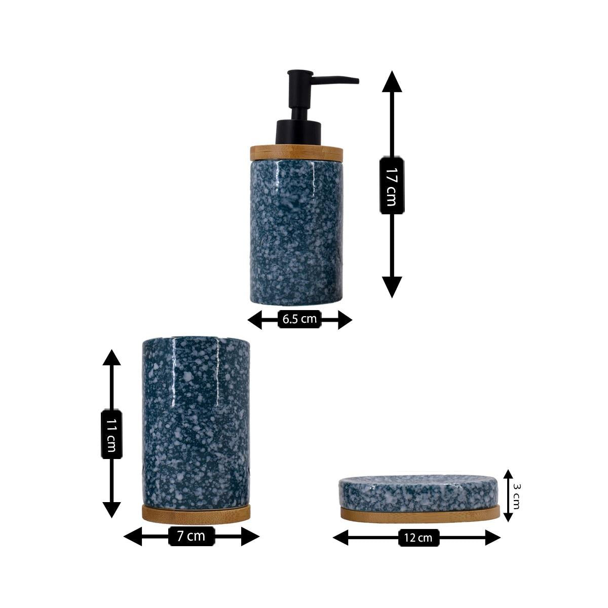 Kookee Ceramic Bathroom Sets, Multi, ART09615