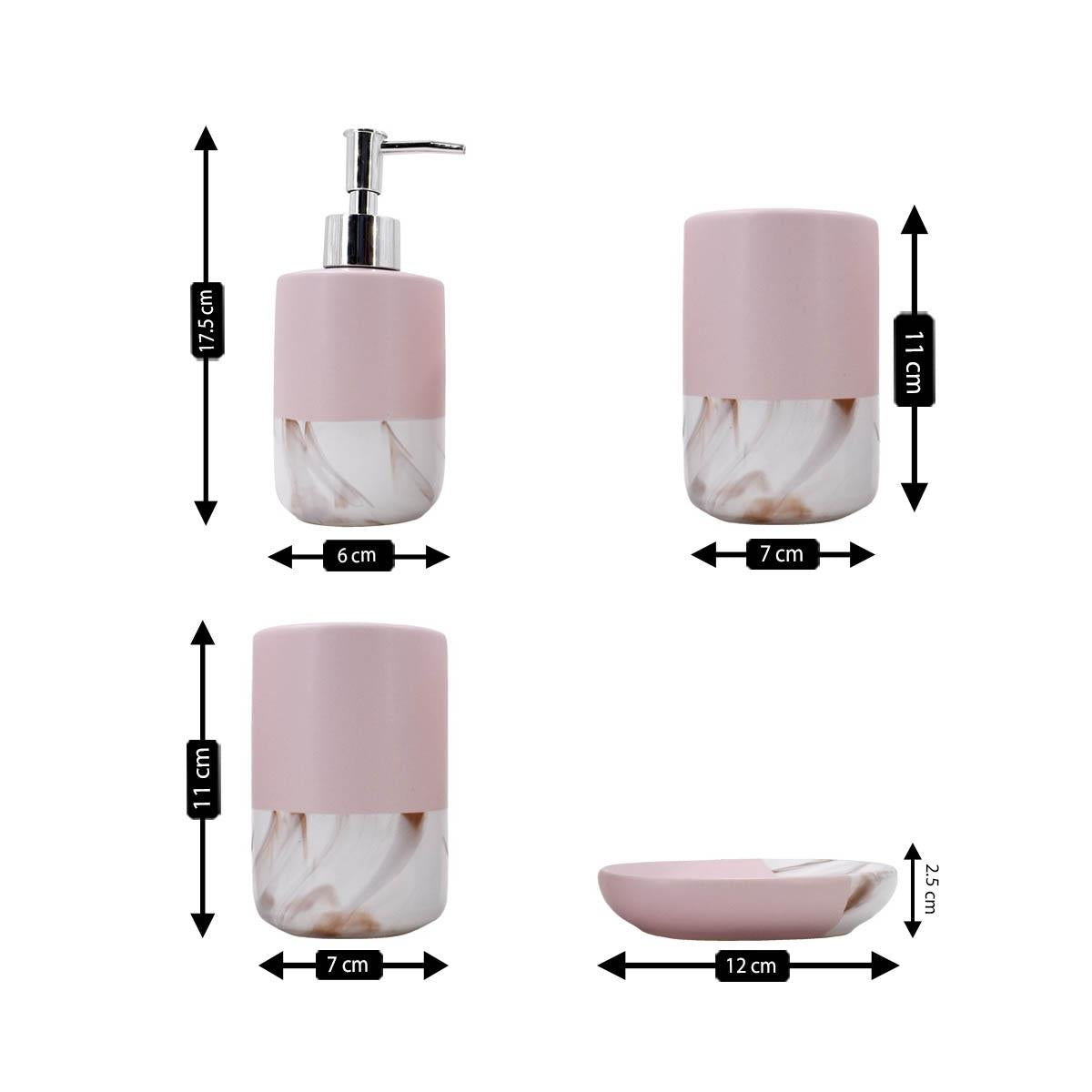Kookee Ceramic Bathroom Sets, Multi, ART09634