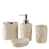 Ceramic Bathroom Set of 4 with Soap Dispenser (9635)