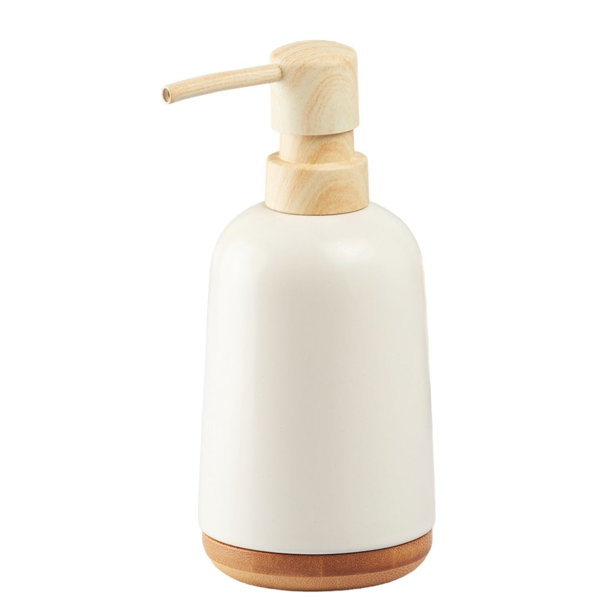 Ceramic Soap Dispenser for handwash for Bathroom, White (V-CSD-011)