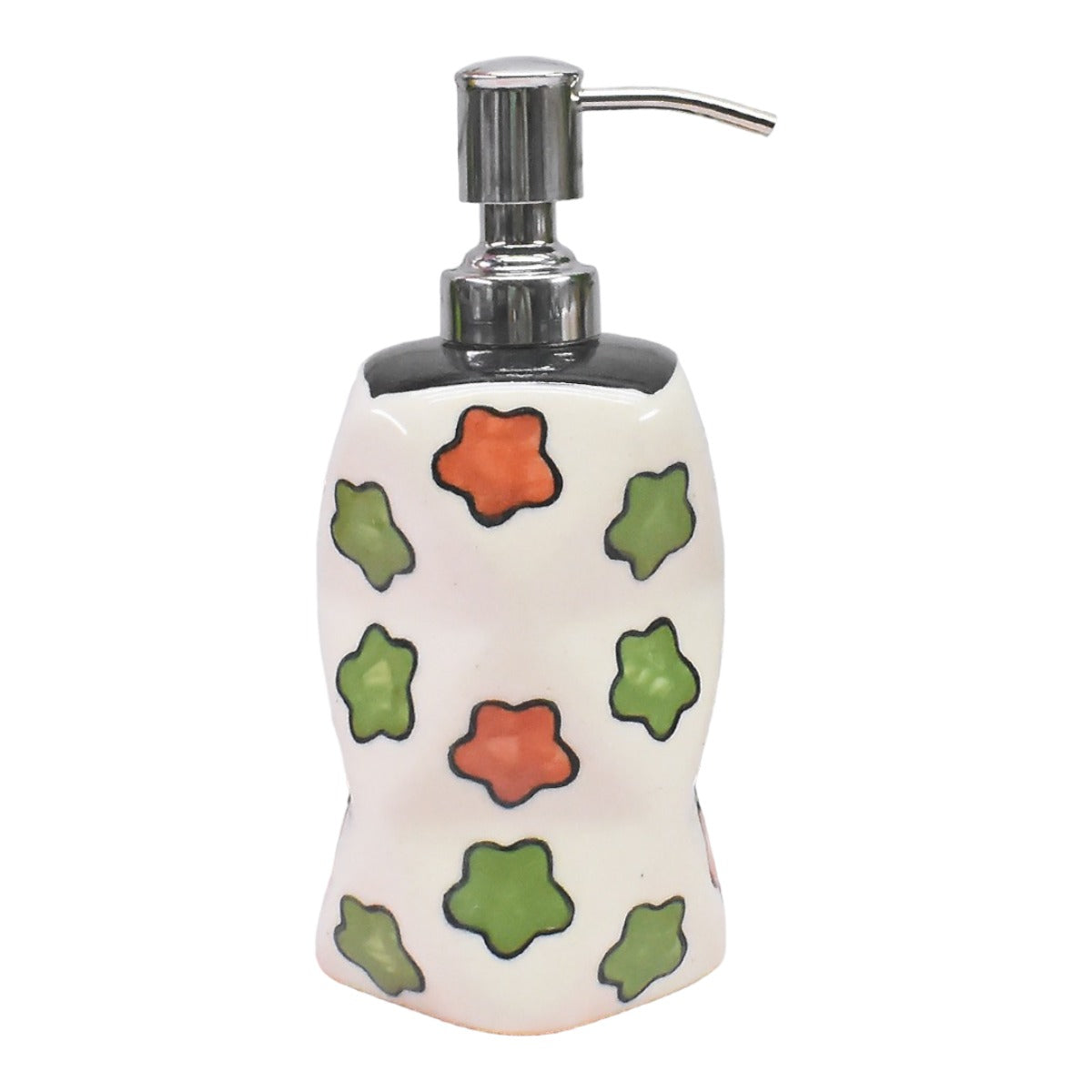 Ceramic Soap Dispenser handwash Pump for Bathroom, Set of 1, Black (9497)