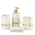 Ceramic Bathroom Set of 4 with Soap Dispenser (9744)