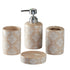 Ceramic Bathroom Set of 4 with Soap Dispenser (9753)