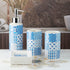 Ceramic Bathroom Accessories Set of 4 Bath Set with Soap Dispenser (10057)