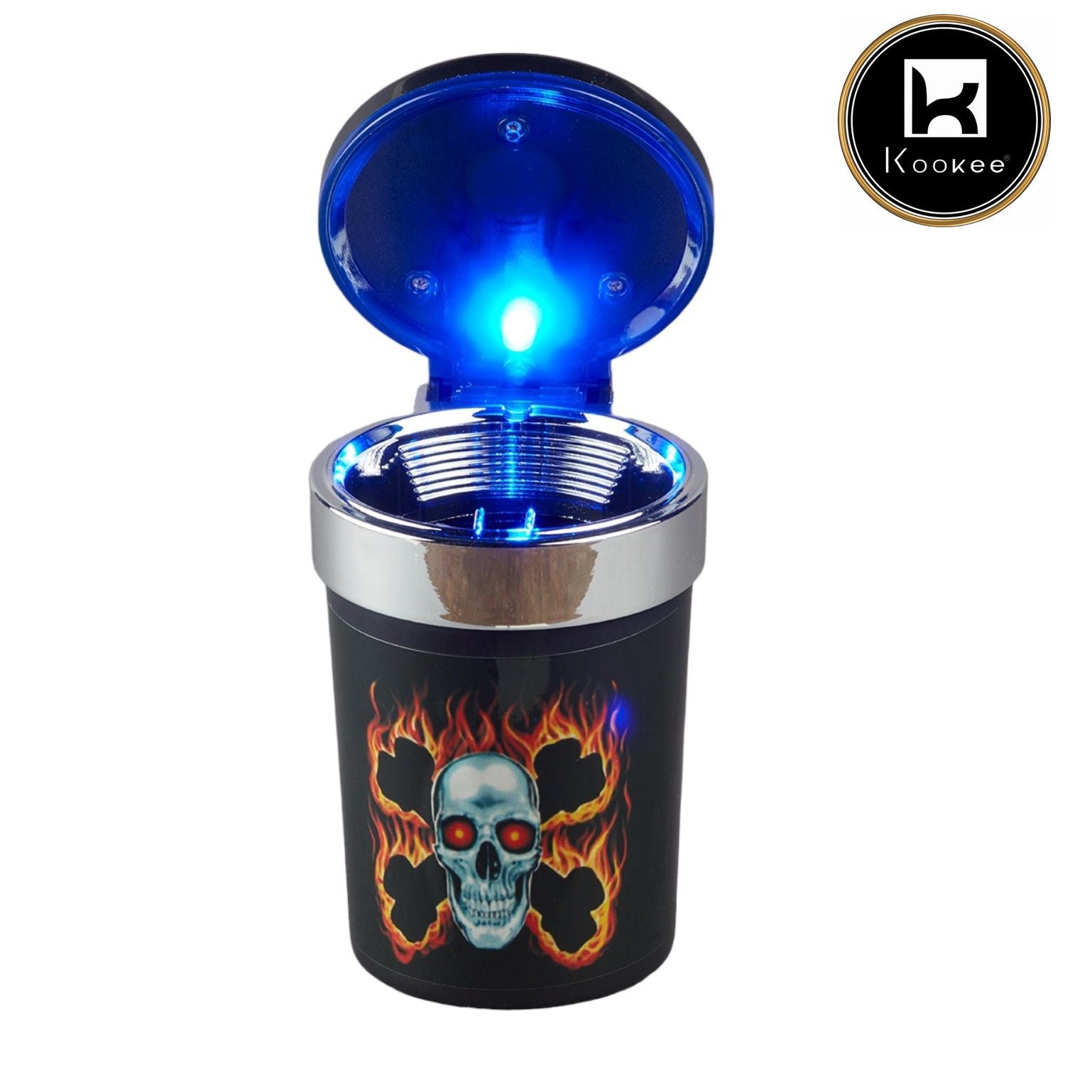 Kookee Bucket Ashtrays, Black, ART09788