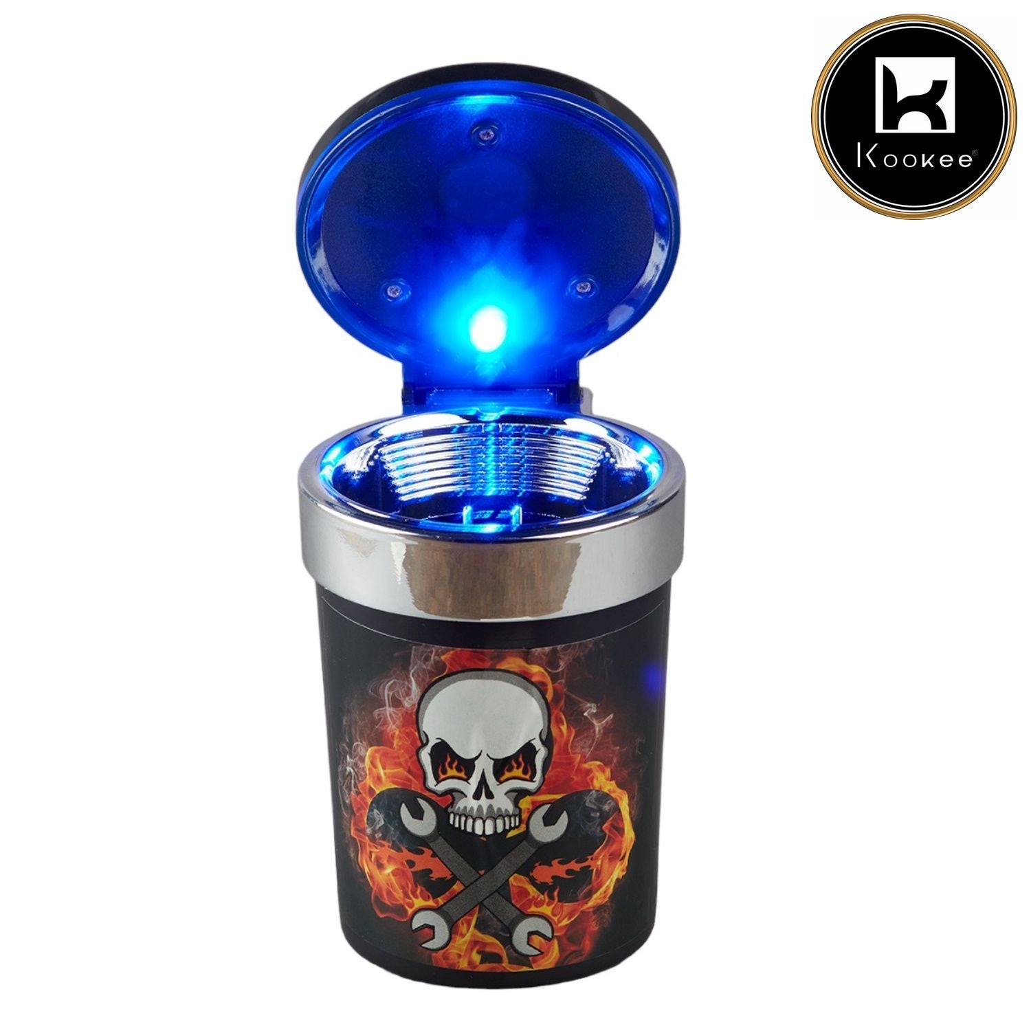 Kookee Bucket Ashtrays, Black, ART09789
