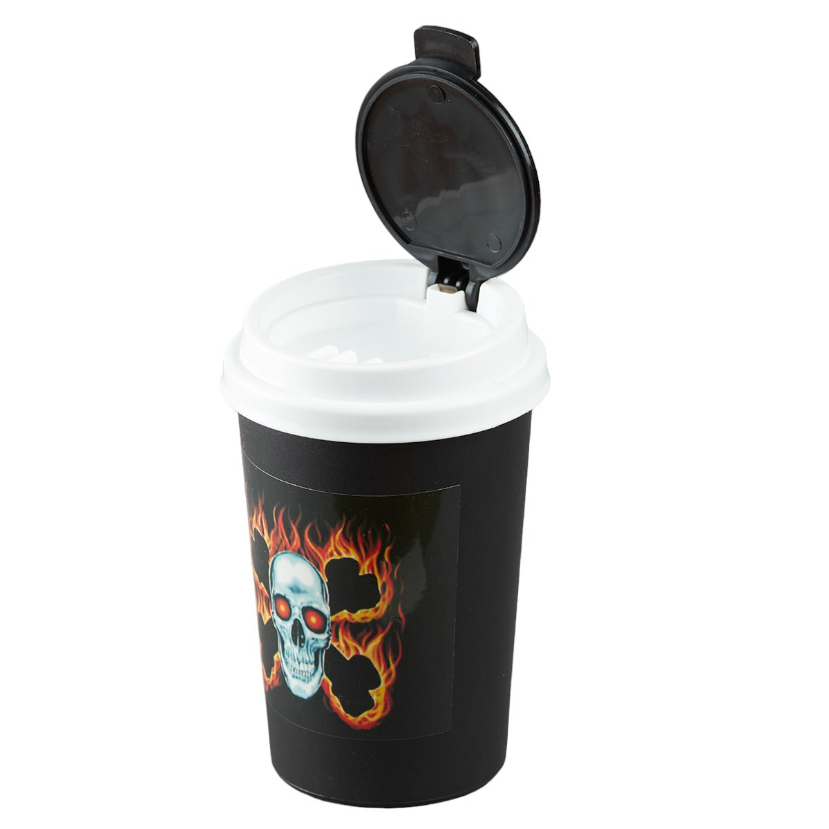 Plastic Car Ashtray Bucket with Lid for Smokers (9792)