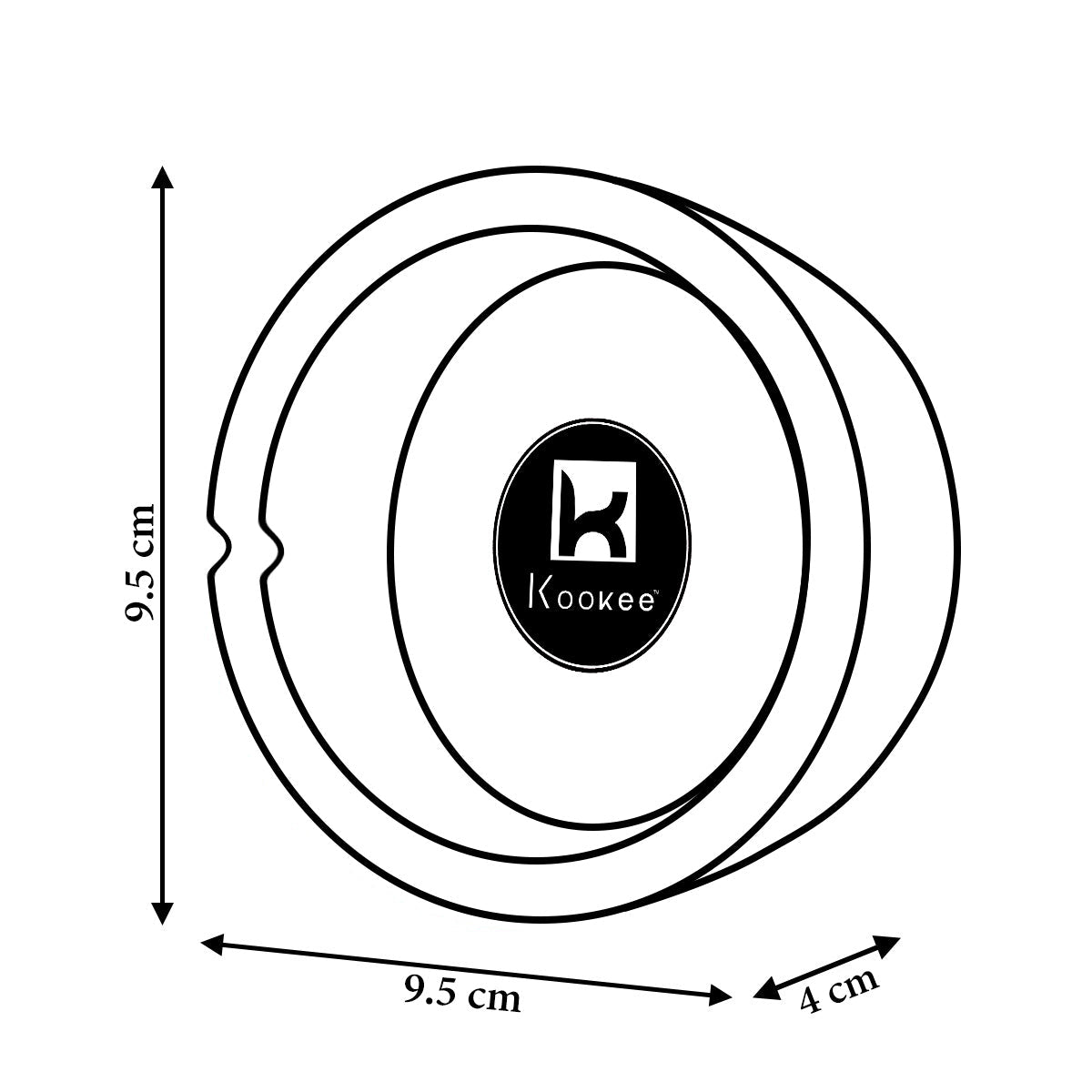 Glass Ashtray for Smokers, Printed, Round (V-ASH-005-4)